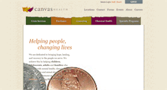 Desktop Screenshot of canvashealth.org