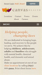 Mobile Screenshot of canvashealth.org