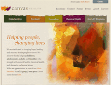 Tablet Screenshot of canvashealth.org